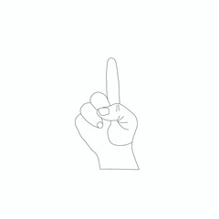 hand with thumb up