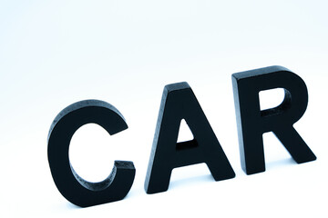 CARの文字とコピースペース