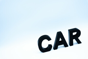 CARの文字とコピースペース