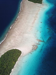 Fototapeta na wymiar Ant atoll in Pohnpei, Micronesia（Federated States of Micronesia）
