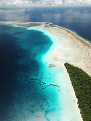 Ant atoll in Pohnpei, Micronesia（Federated States of Micronesia）