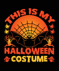 this is my Halloween costume t-shirt design