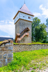 Medieval Gothic Fortress with renovated tower