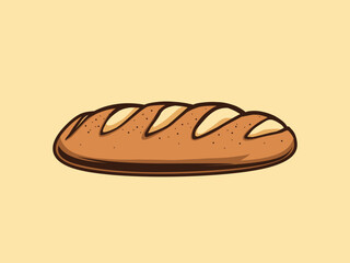 illustration of bread