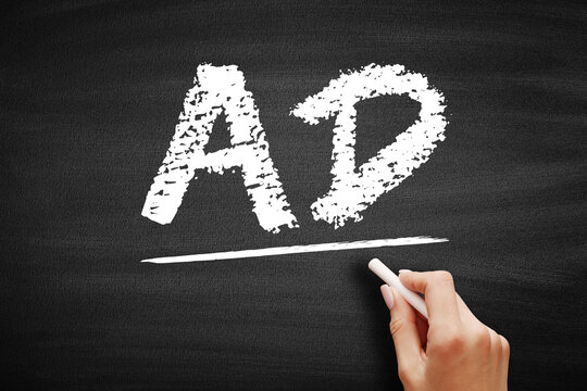 AD - Active Directory is a database and set of services that connect users with the network resources they need to get their work done, acronym concept on blackboard
