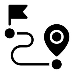 distance glyph icon