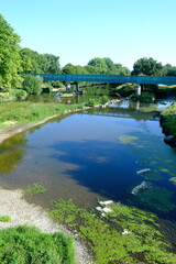Fototapeta premium RIVIERE L'ARROUX SAÔNE ET LOIRE