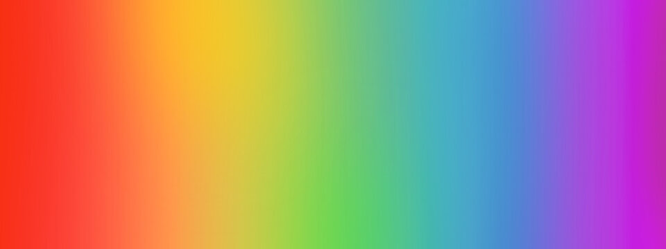 Abstract  rainbow colorful gradient ombre color blend background, horizontal