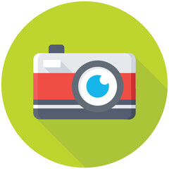 Camera Flat Colored Icon