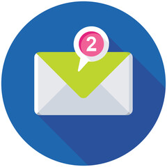 New Message flat colored Icon