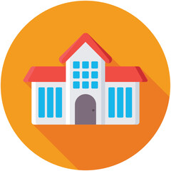 Fototapeta premium College Vector Icon