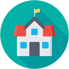 Mansion Vector Icon