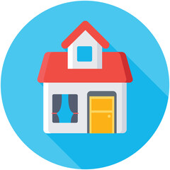 Double Story Vector Icon