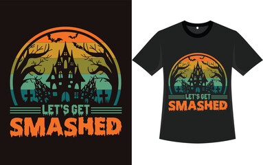Halloween t shirt design vector
