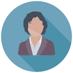 Lawyer Flat Colored Icon