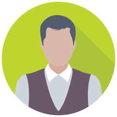 Butler Flat Colored Icon