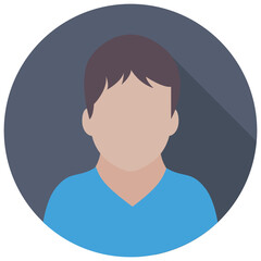 Student Flat Colored Icon