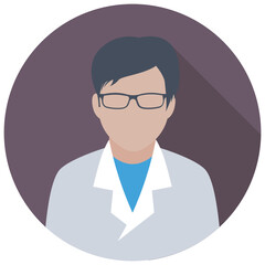 Lecturer Flat Colored Icon