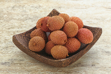 Sweet juice lychee tropical fruit
