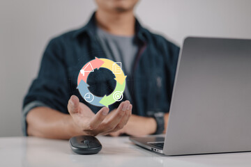 Plan-do-check-act (PDCA) is a quality control concept. Process and product improvement technique. Project performance strategy.