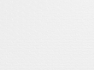 Abstract clean white texture wall 3d rendering, geometric shape brick tracery and rough raw surface as cement, concrete, plaster or paper background for text space creative design artwork.