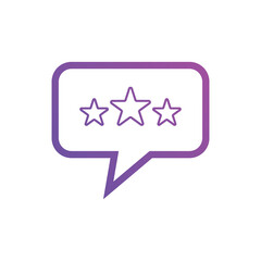 Feedback or Customer review icons Vector illustration. Customer 5 star review sign symbol for SEO, web and mobile apps