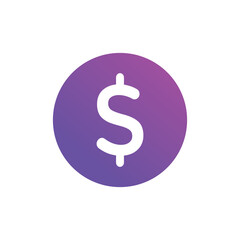 Discount campaign icons Vector illustration. Discount campaign sign symbol for e commerce and website gradient 