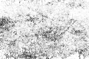 Grunge black and white background. Texture of chips, cracks, scratches, scuffs, dust, dirt, dark black and white texture, old vintage vector pattern.