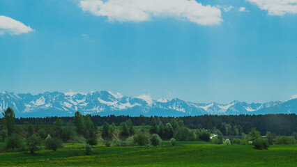 Naklejka premium View of the Tatras Mountains