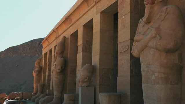 General View Of The Temple Of Hatshepsut In Luxor, Egypt