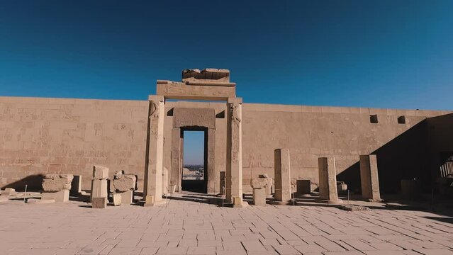 General View Of The Temple Of Hatshepsut In Luxor, Egypt