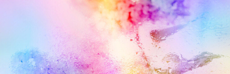 rainbow holographic abstract background bright multicolored iridescent	
