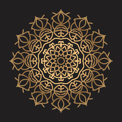 Creative luxury mandala background