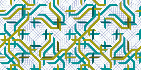 seamless colorful design wall tiles for decor	
