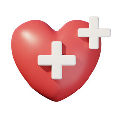 Obraz premium 3d health care icon illustration