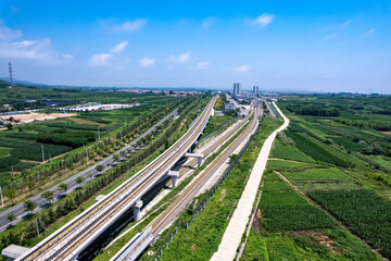 Urban roads and railway tracks