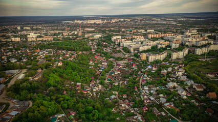 aerial survey of the city of Penza