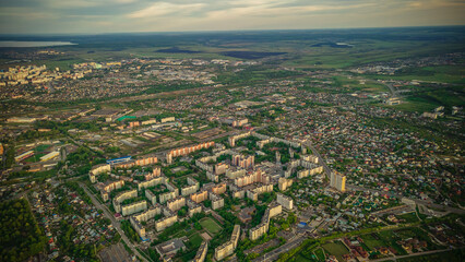 aerial survey of the city of Penza