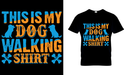 Dog lover vector and graphics t-shirt design. 
Perfect for print items and bags, posters, and cards. it is isolated on black background.