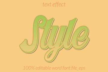 text effect style