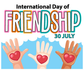 International Friendship Day banner design