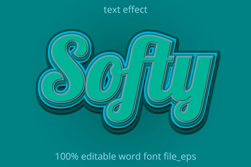 text eefect softy