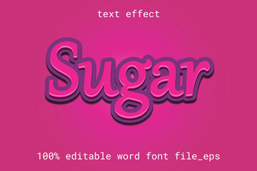 text eefect sugar