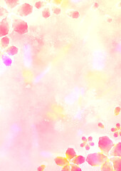 Obraz na płótnie Canvas 桜の背景-縦1