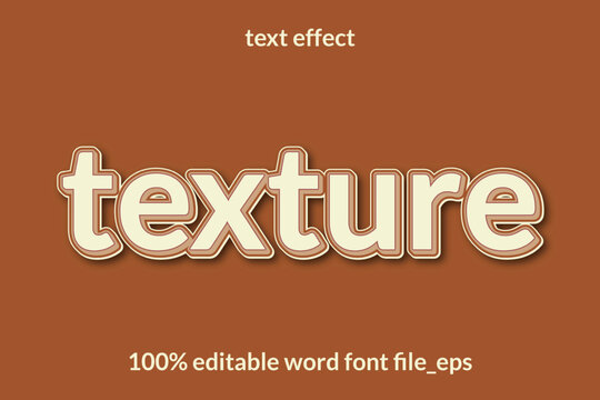 Text Efect Texture