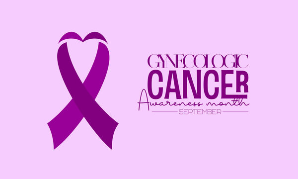 Vector Illustration Design Concept Of Gynecologic Cancer Awareness Month Observed On Every September.