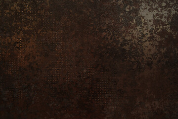 rough textured dark brow and bronze wall background