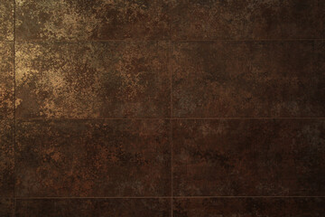 modern dark brown and golden tiles background