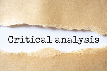 critical analysis text, Inspiration, Motivation and business concept