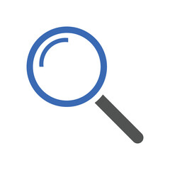 Magnifying glass or Search icon. Magnifier glass sign